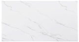 Visalia 2-piece Faux Marble Coffee and End Table Set White
