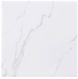 Visalia 3-piece Faux Marble Coffee and End Table Set White