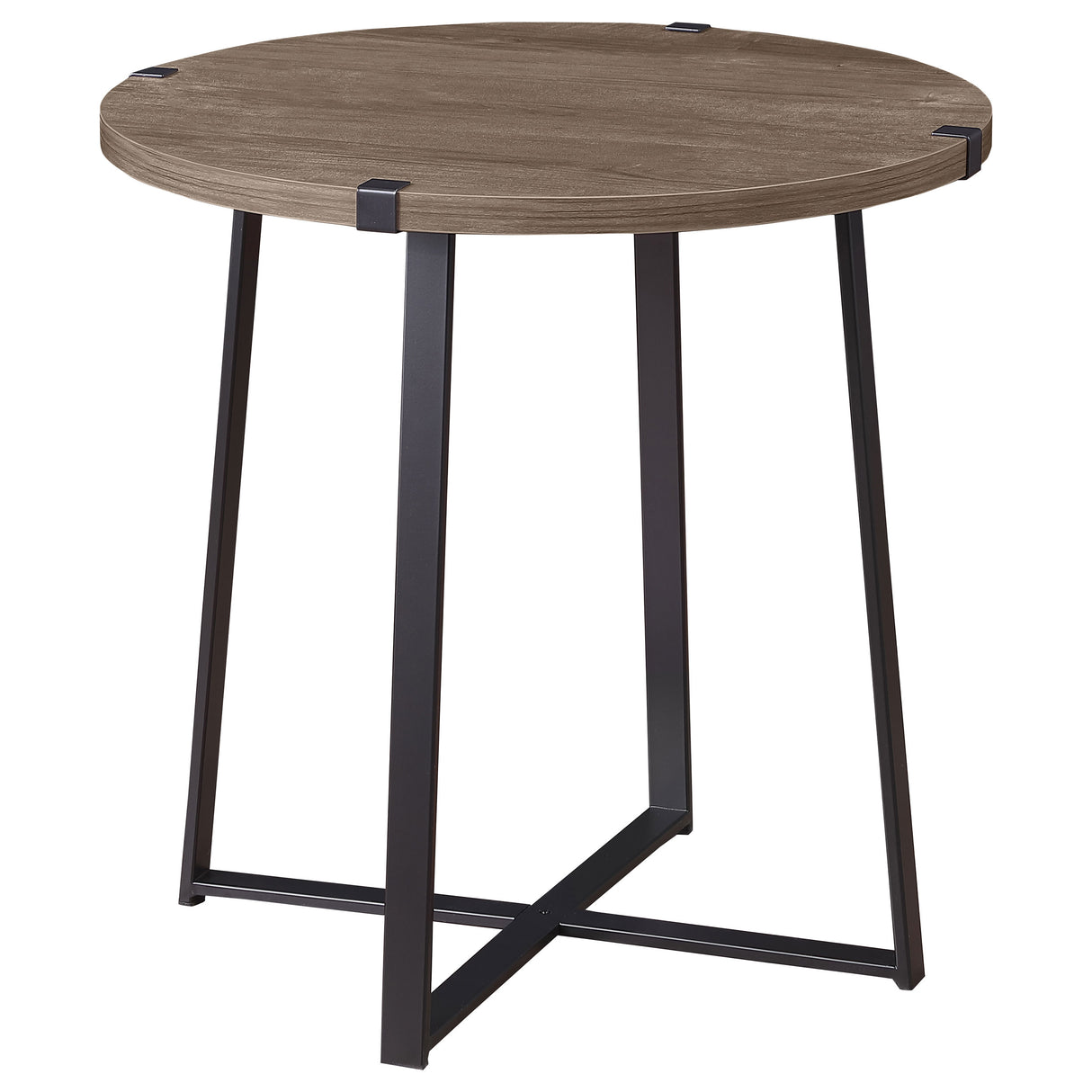 Marcus 3-piece Round Coffee and End Table Set Light Brown