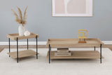Furniture City Houma - Coaster - Fallon 2-piece Rectangular Coffee and End Table Set Natural - 710308-S2