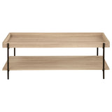 Fallon 3-piece Rectangular Coffee and End Table Set Natural