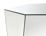 Capella 3-piece Mirrored Coffee and End Table Set Silver