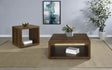 Furniture City Houma - Coaster - Frisco 2-piece Coffee and End Table Set Dark Pine - 710508-S2