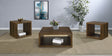 Furniture City Houma - Coaster - Frisco 3-piece Coffee and End Table Set Dark Pine - 710508-S3