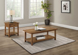 Furniture City Houma - Coaster - Payne 2-piece Coffee and 1-drawer End Table Set Brown - 710548-S2