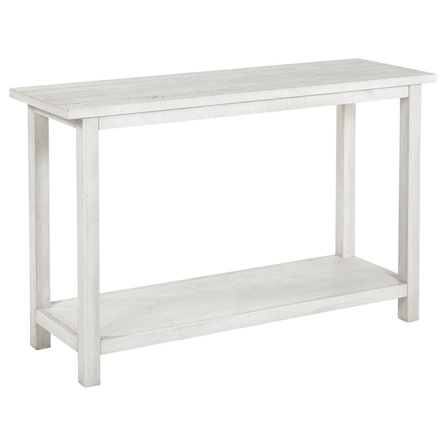 Furniture City Houma - Coaster - Payne Wood Entryway Sofa Console Table White - 710559