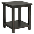 Furniture City Houma - Coaster - Payne Wood End Table with Shelf Distressed Java - 710566