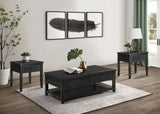 Furniture City Houma - Coaster - Concord 3-piece Coffee and End Table Set Distressed Java - 710578-S3