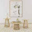 Furniture City Houma - Coaster - Touhy 3-piece Round Coffee and End Table Set Natural Mango - 710608-S3