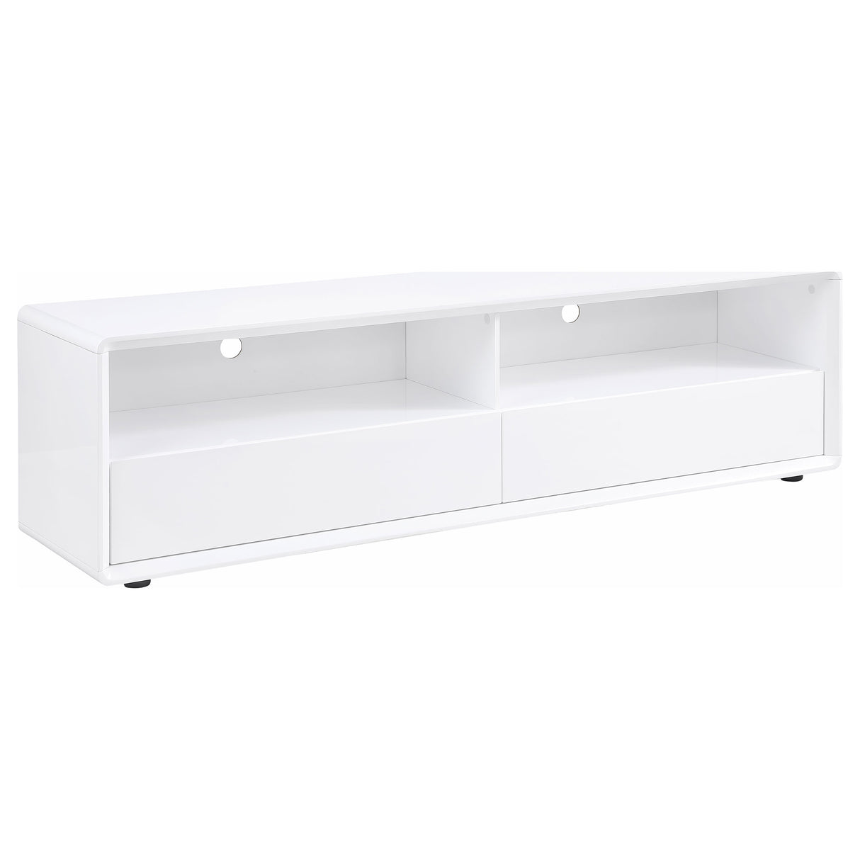 Furniture City Houma - Coaster - Ellice 71-inch TV Stand Media Console White - 710750