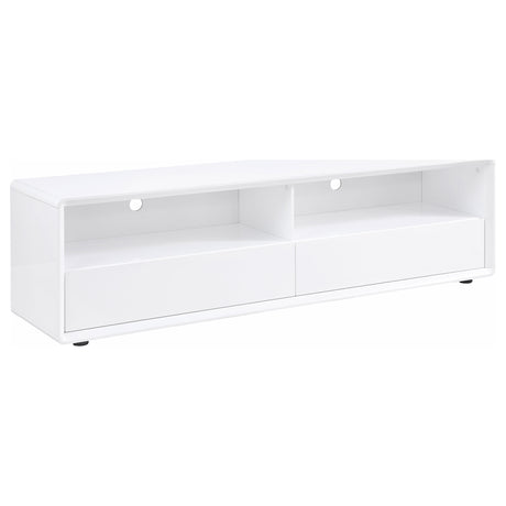 Furniture City Houma - Coaster - Ellice 71-inch TV Stand Media Console White - 710750