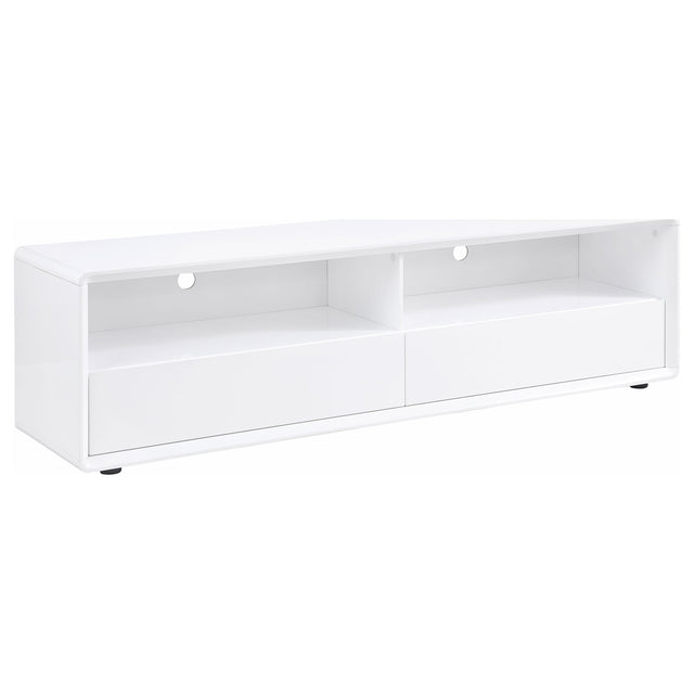 Furniture City Houma - Coaster - Ellice 71-inch TV Stand Media Console White - 710750