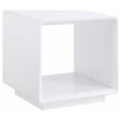 Furniture City Houma - Coaster - Paseo Square End Side Table White High Gloss - 710767