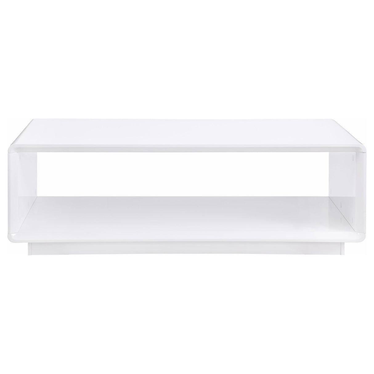 Paseo 3-piece Coffee and End Table Set White High Gloss