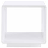 Paseo 3-piece Coffee and End Table Set White High Gloss