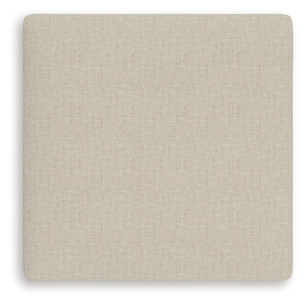 LadyMae - Oversized Accent Ottoman - Twill