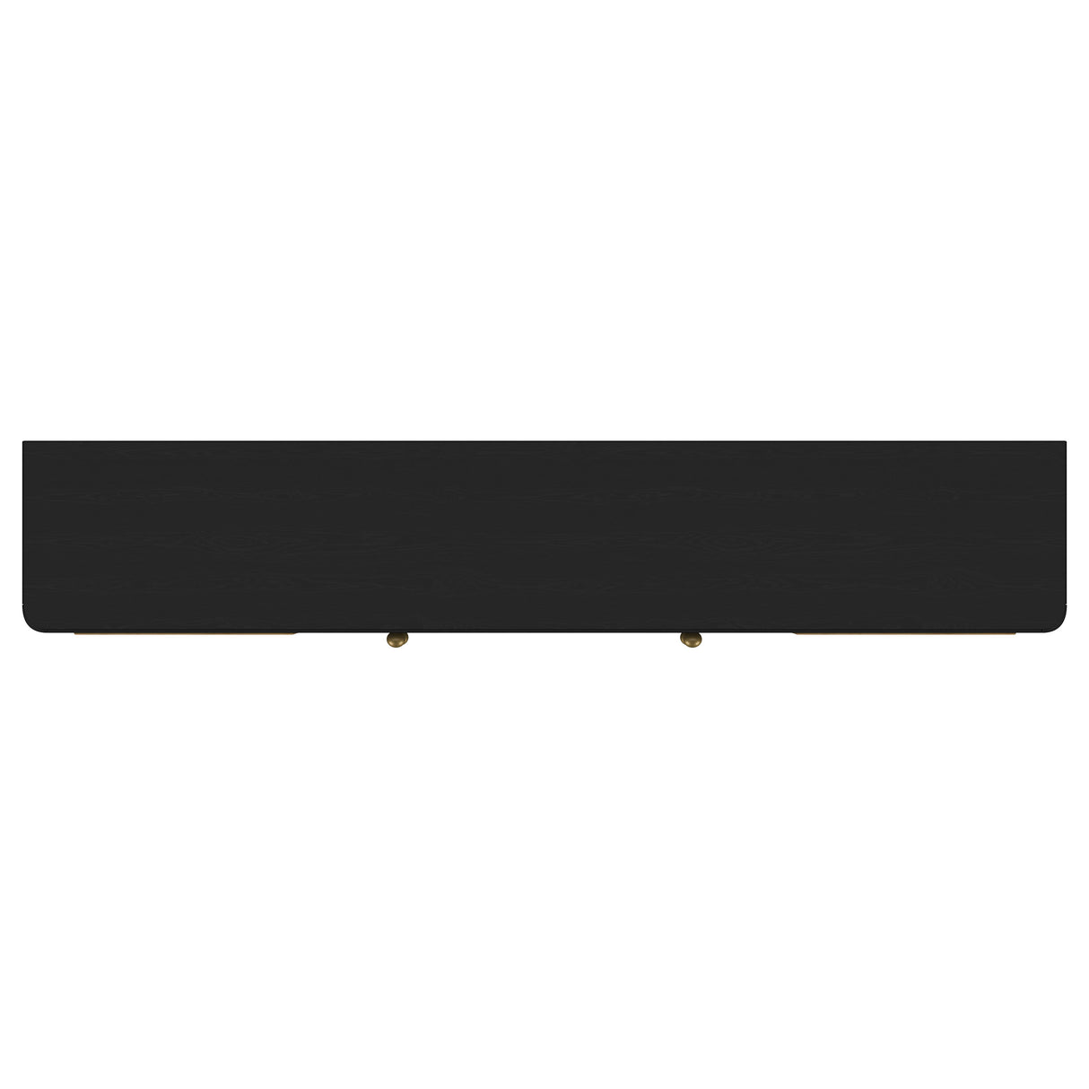 Arini Rattan Cane 2-door TV Stand Media Console Black