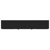 Arini Rattan Cane 2-door TV Stand Media Console Black