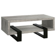 Furniture City Houma - Coaster - Dinard Engineered Wood Coffee Table Grey Driftwood - 720878
