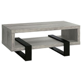 Furniture City Houma - Coaster - Dinard Engineered Wood Coffee Table Grey Driftwood - 720878