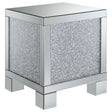Furniture City Houma - Coaster - Gillian Rectangular Mirrored Acrylic Side End Table Silver - 722497
