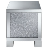 Gillian 3-piece Mirrored Coffee and End Table Set Silver