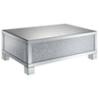 Furniture City Houma - Coaster - Gillian Rectangular Mirrored Acrylic Coffee Table Silver - 722498