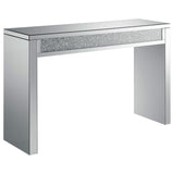 Furniture City Houma - Coaster - Gillian Mirrored Acrylic Entryway Console Table Silver - 722499