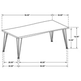 Zander 3-piece Rectangular Coffee and End Table Set Natural