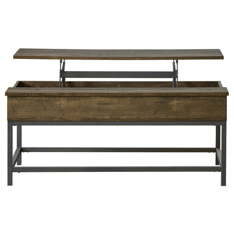 Furniture City Houma - Coaster - Byers Engineered Wood Lift Top Coffee Table Brown Oak - 723778