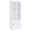Furniture City Houma - Coaster - Laughlin 3-shelf Engineered Wood Media Tower White - 724114