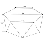 Zalika Hexagonal Solid Mango Wood Coffee Table Natural