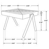 Avery 3-piece Solid Mango Coffee and End Table Set Natural