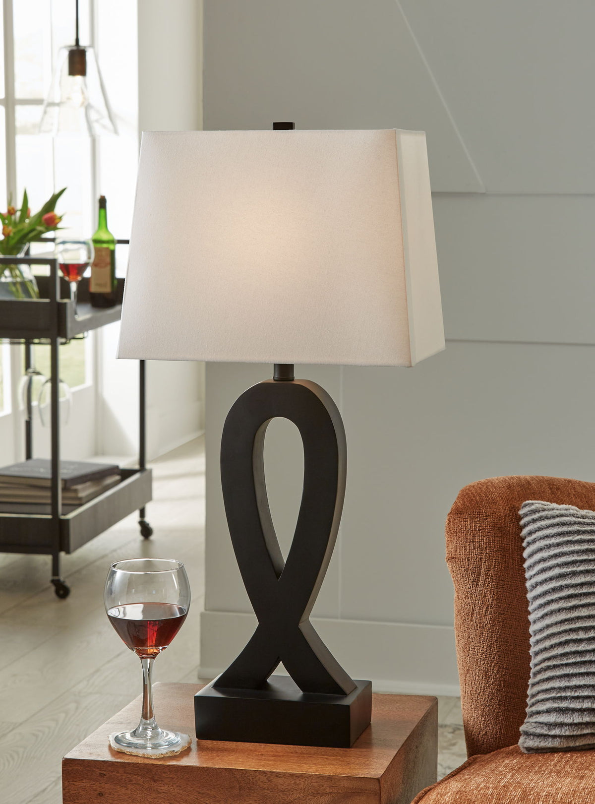 Markellton - Poly Table Lamp (Set of 2) - Black