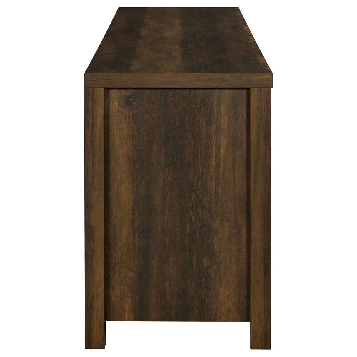 Madra 2-door Engineered Wood 79-inch TV Stand Dark Pine
