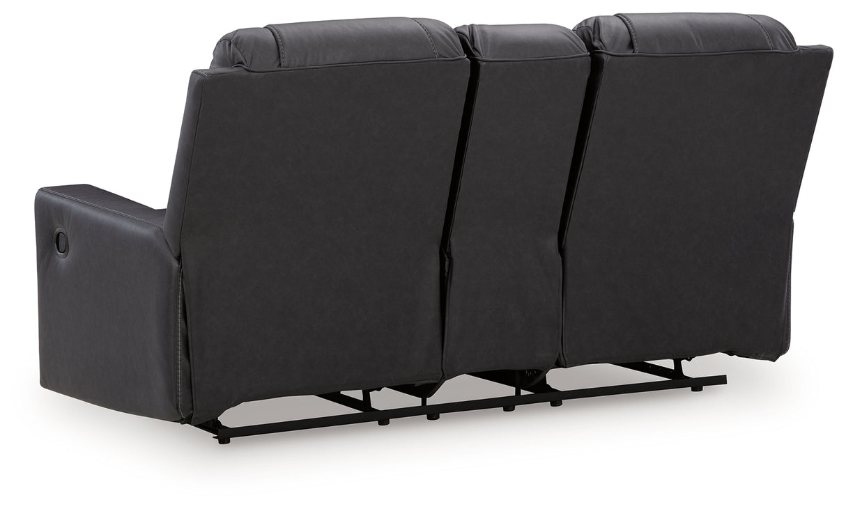 Mackmenville Reclining Loveseat with Console