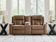 Furniture City Houma - Ashley Furniture - Mackmenville Reclining Loveseat with Console - DBL Rec Loveseat w/Console - 7471494