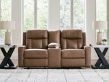 Furniture City Houma - Ashley Furniture - Mackmenville Reclining Loveseat with Console - DBL Rec Loveseat w/Console - 7471494