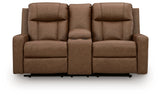 Mackmenville Reclining Loveseat with Console
