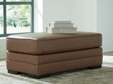 Furniture City Houma - Ashley Furniture - VillaCourt Living Room - Ottoman / Caramel - 7490914
