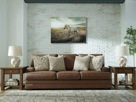 Furniture City Houma - Ashley Furniture - VillaCourt Living Room - Sofa / Caramel - 7490938