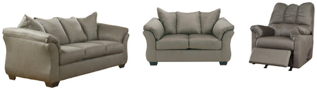 Furniture City Houma - Ashley Furniture - Darcy Sofa, Loveseat and Recliner - Sofa, Loveseat and Recliner - 75005U13