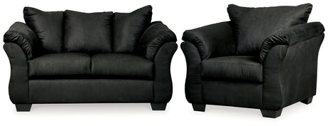 Furniture City Houma - Ashley Furniture - Darcy Loveseat and Chair - Loveseat and Chair - 75008U14