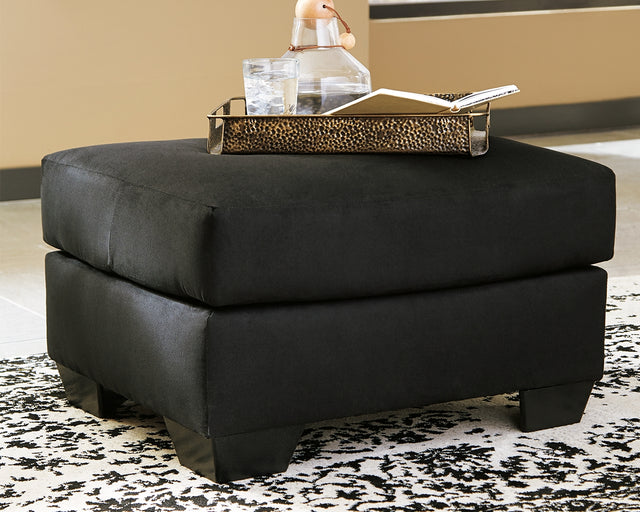 Furniture City Houma - Ashley Furniture - Darcy Ottoman - Ottoman / Cobblestone - 7500514