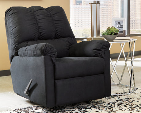 Furniture City Houma - Ashley Furniture - Darcy Recliner - Rocker Recliner / Black - 7500825