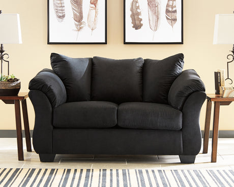 Furniture City Houma - Ashley Furniture - Darcy Loveseat - Loveseat / Cobblestone - 7500535