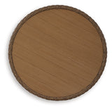 Double Point - Round Cocktail Table - Beige