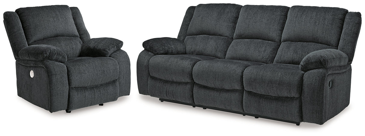 Draycoll Reclining Sofa and Power Recliner
