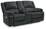 Draycoll Power Reclining Sofa and Loveseat