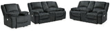 Furniture City Houma - Ashley Furniture - Draycoll 2 Power Reclining Loveseats and Recliner - 2 Power Reclining Loveseats and Recliner - 76504U6